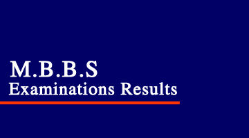 MBBS Examinations Results